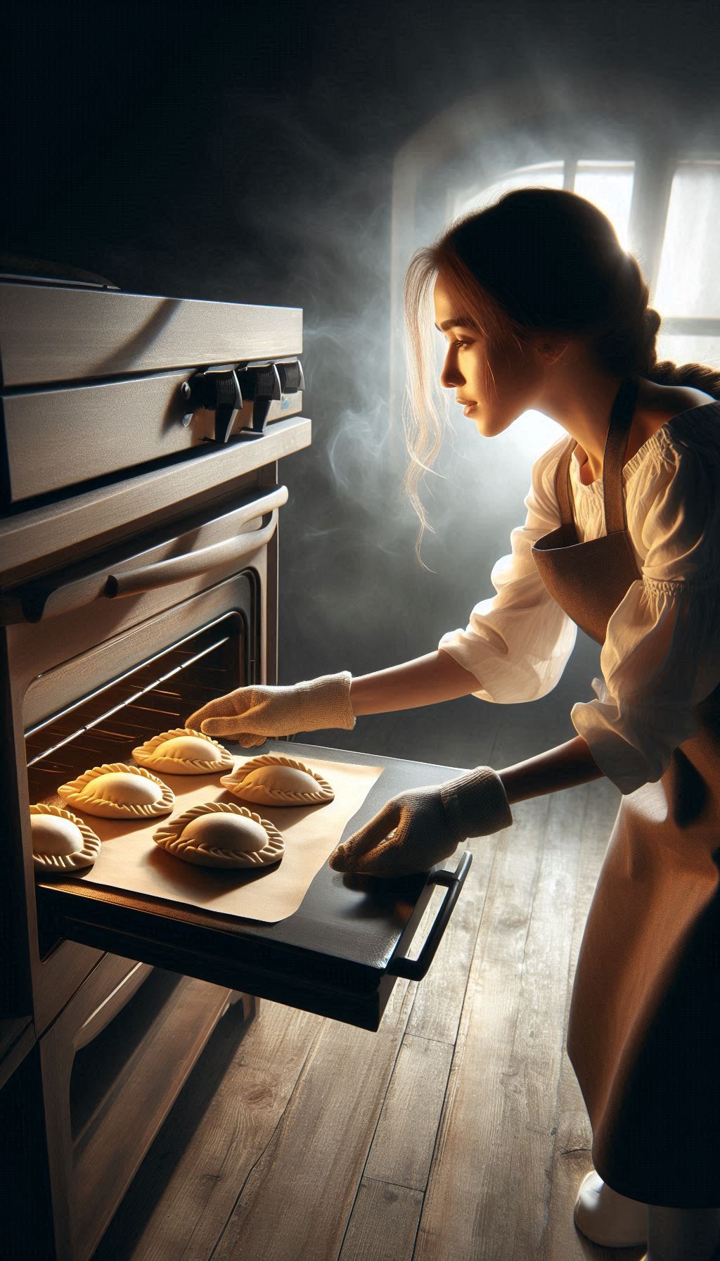 Einfaches Handling der Zubereitung von Empanadas